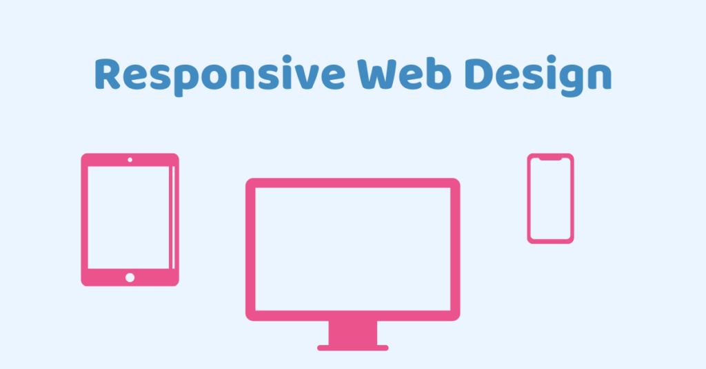 graphic illustrating responsive web design